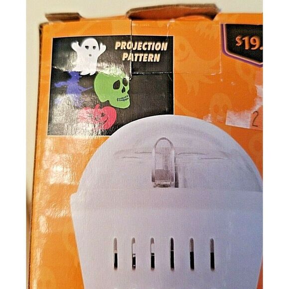 Rite Aid Halloween Projector Bulb‎ Rotating Slides Ghosts and Ghouls NEW - Picture 2 of 5
